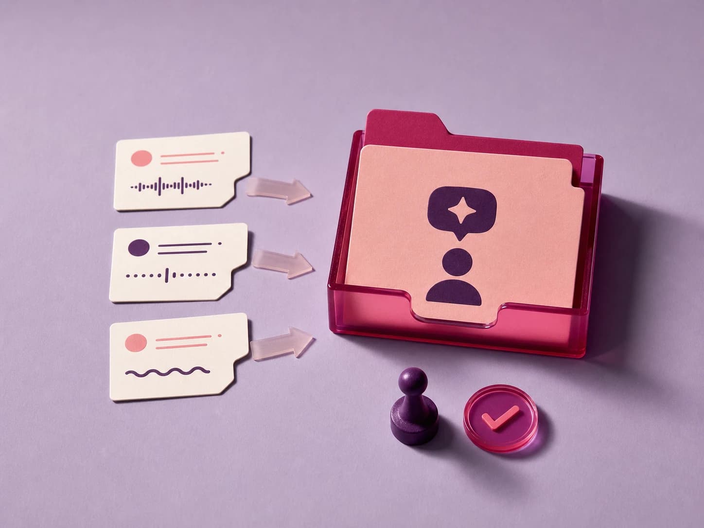 Reviewed support conversations collected into a focused coaching theme